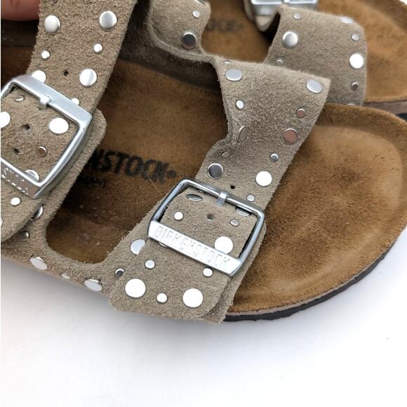 Birkenstock Arizona Rivets Studded Slide Sandals Unisex Size US W7/M5 EU38 - Picture 9 of 15